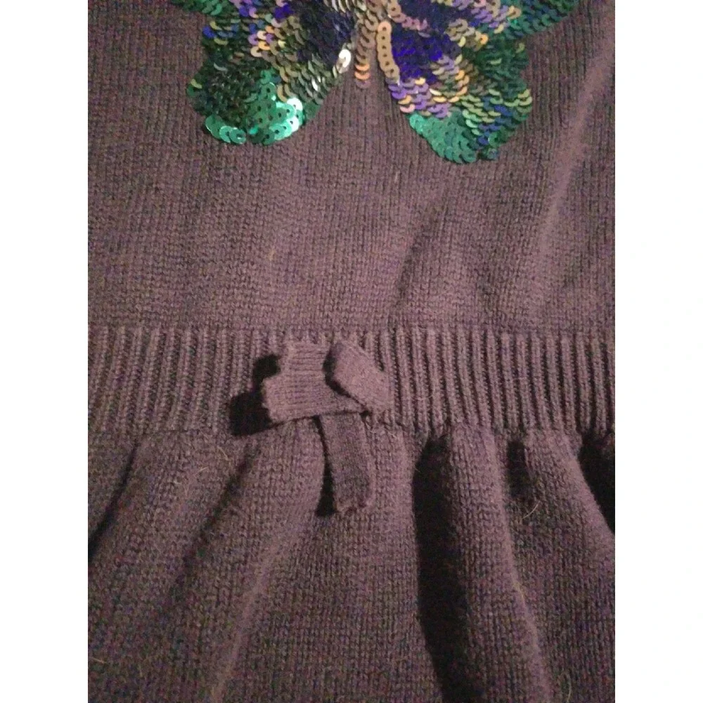 Gymboree butterfly garden sweater dress size 6